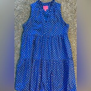 Lilly Pulitzer Blue Polka Dot Dress